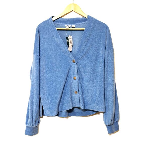 NWT Roxy Three's Company Cardigan, Size L - Picture 1 of 4